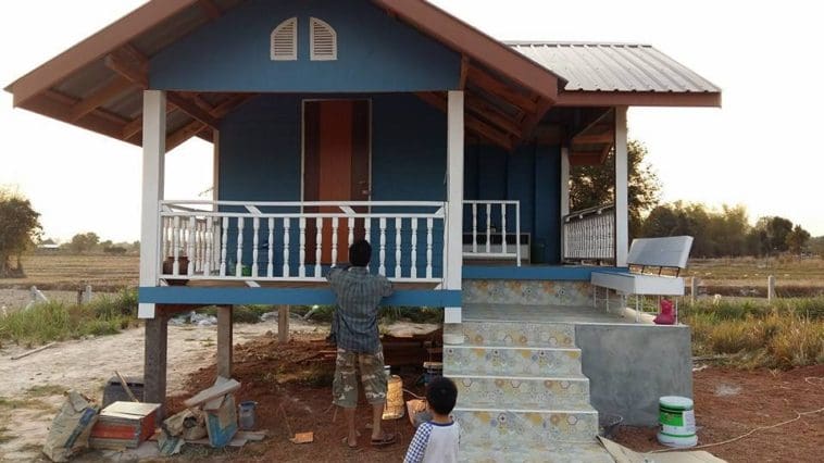 This Modern Country-Style Cottage with Terrace & Nice Design