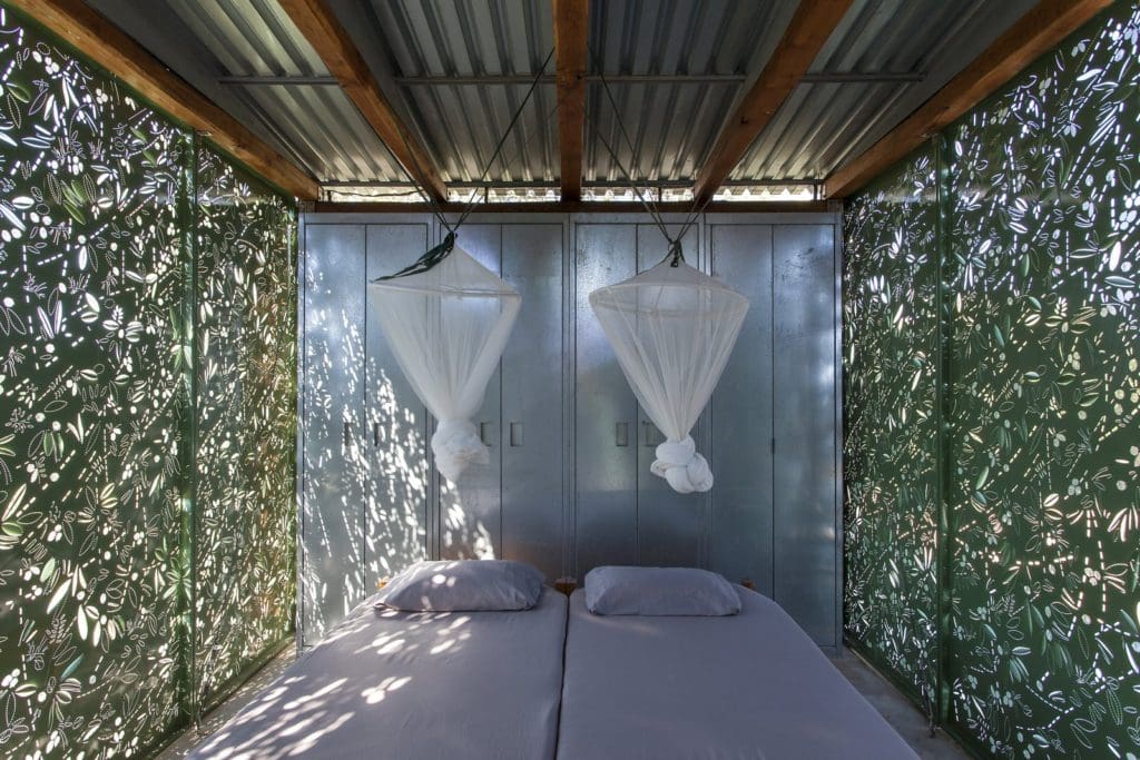 Dappled Sunlight Shines Through the Walls of This Mesmerizing Olive TreeHouse In Greece 12 greecetiny12