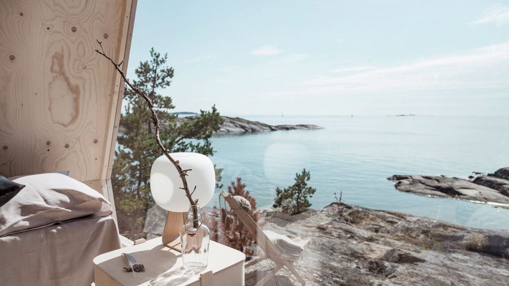 The Nolla Cabin By Robin Falck Is A Zero-Emissions Escape in Finland 5 nolla cabin robin falck helsinki finland architecture dezeen 1704 col 3