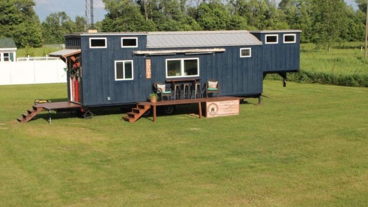 The Bohemian Bungalow Is A 40-Foot Gooseneck Tiny House Built By Hill Country Tiny Homes In Texas