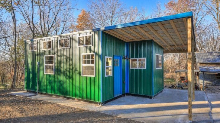 A Vertical Wonderland: 3-Story Shipping Container Home