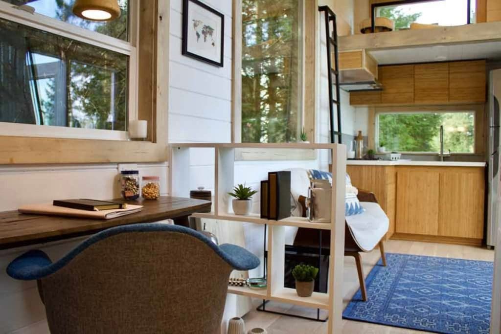 A Soaking Tub And Rooftop Deck Make This Tiny Home A Dream 5 Live Work Tiny Home 4