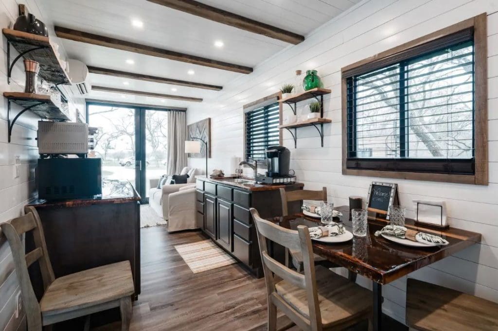 the helm a two story tiny house made out of shipping containers 14