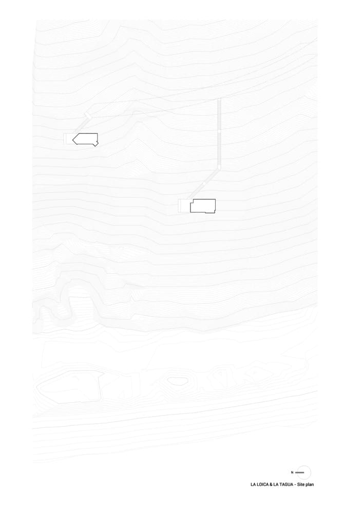 Two-story Beach House Cabin with Floor Plans: Perfect for Your Vacation 16 La Loica and La Tagua two story cabin floor plan 1