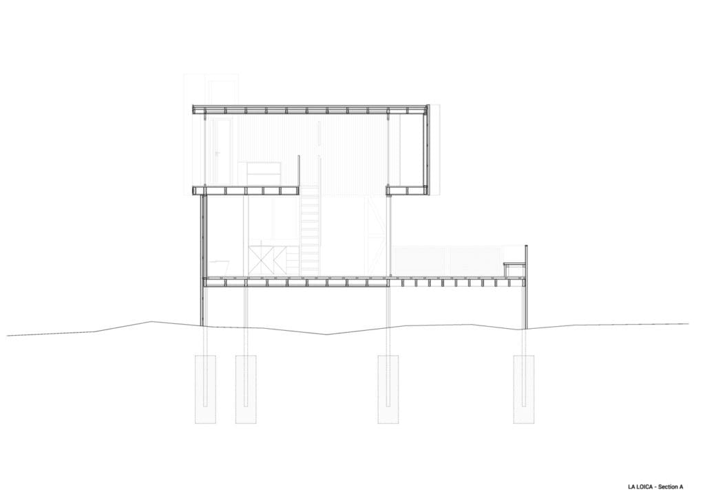 Two-story Beach House Cabin with Floor Plans: Perfect for Your Vacation 19 La Loica and La Tagua two story cabin floor plan 11