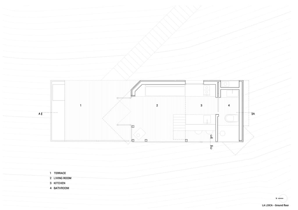 Two-story Beach House Cabin with Floor Plans: Perfect for Your Vacation 18 La Loica and La Tagua two story cabin floor plan 9