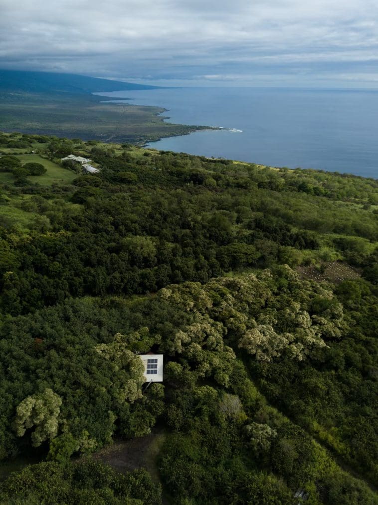 View of A Modern Off-Grid Cabin in Hawaii: Off-Grid Living at Its Finest