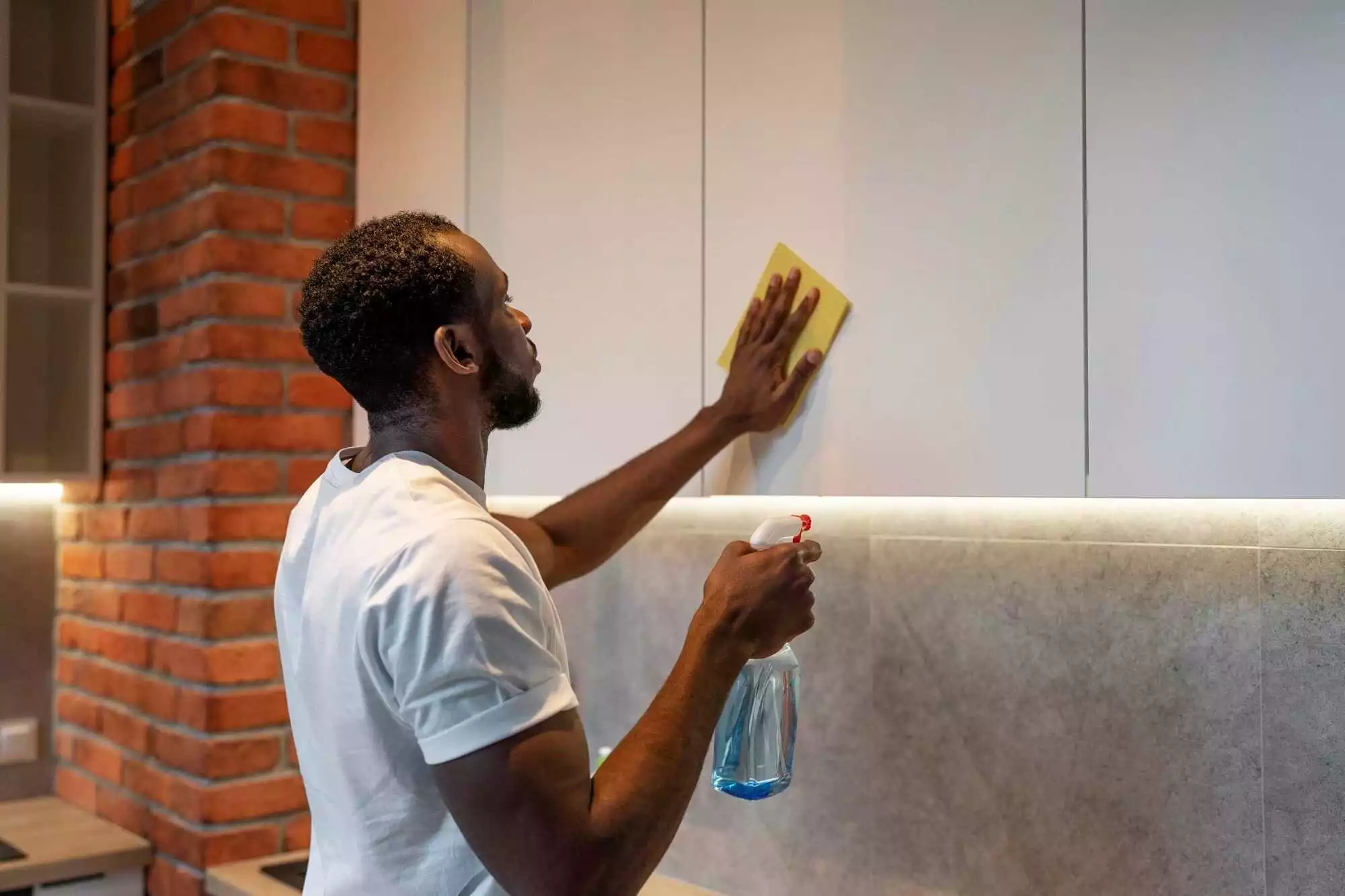 How to Paint Kitchen Cabinets Like A Pro 4 Cleaning kitchen cabinets before painting