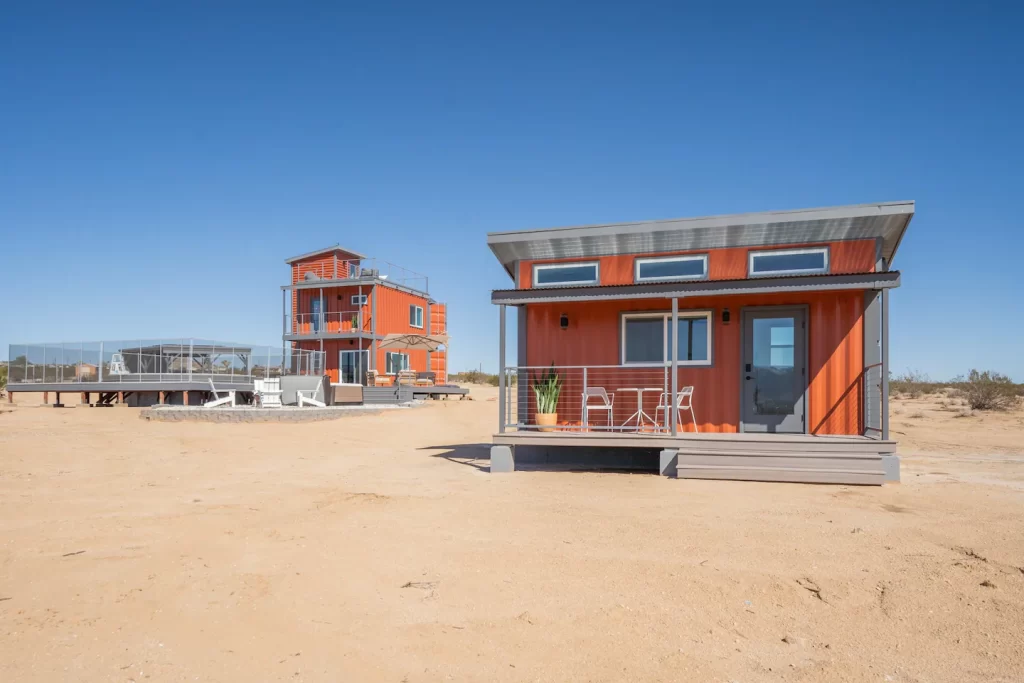 A Vertical Wonderland: 3-Story Shipping Container Home 14 Detached container tiny house