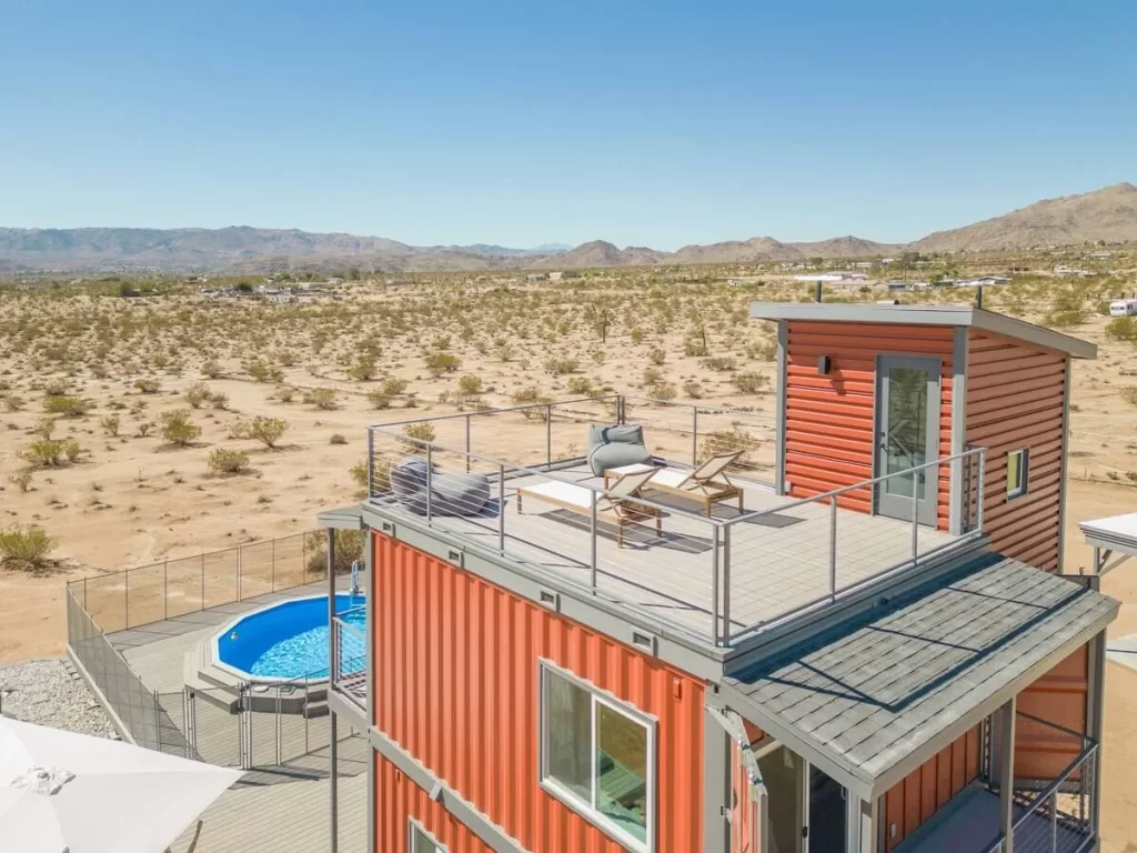A Vertical Wonderland: 3-Story Shipping Container Home 12 3 story shipping container home skybox 3