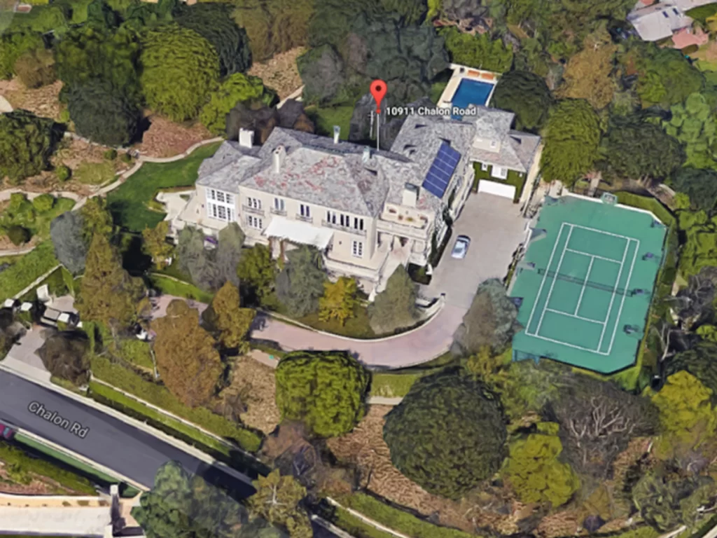An Inside Look at All the Houses Elon Musk Owned 26 Elon Musk Bel Air mansion aerial view