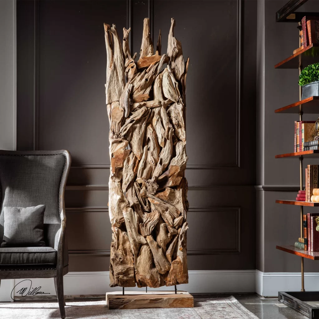 20 Amazing Wood Root Furniture Pieces That Bring Nature Indoors 16 Impressive root floor sculpture