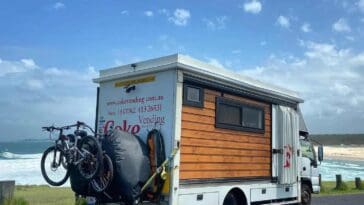 Coca-Cola truck transformed into a beautiful tiny house on wheels
