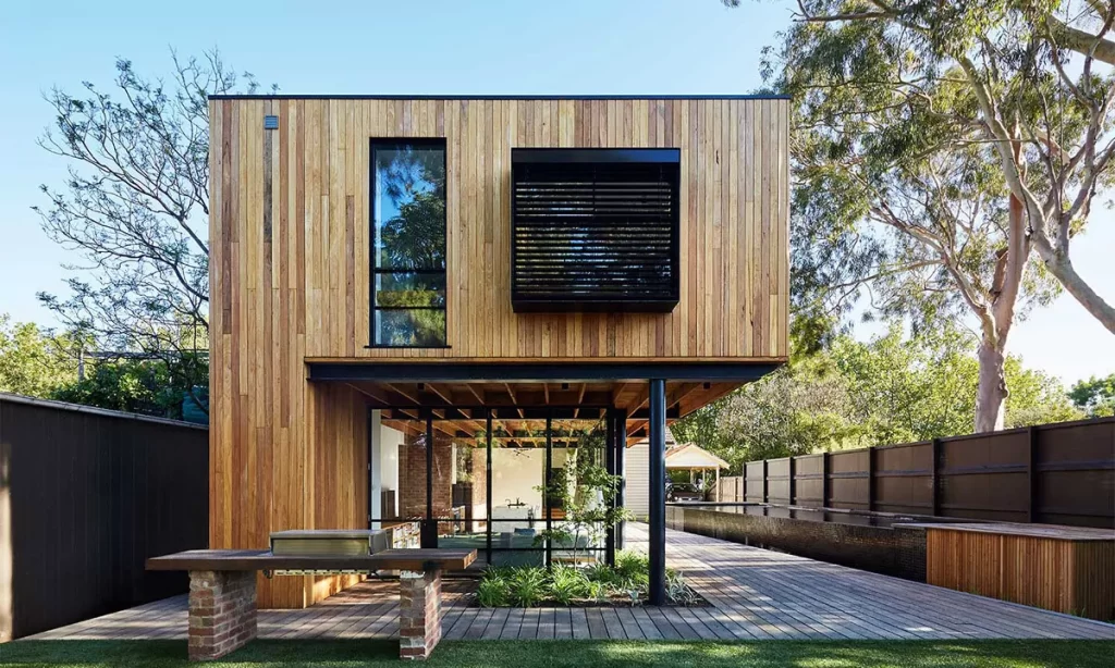 17 Inspiringly Creative Modern Wooden Houses 3 the park house in melbourne australia 1