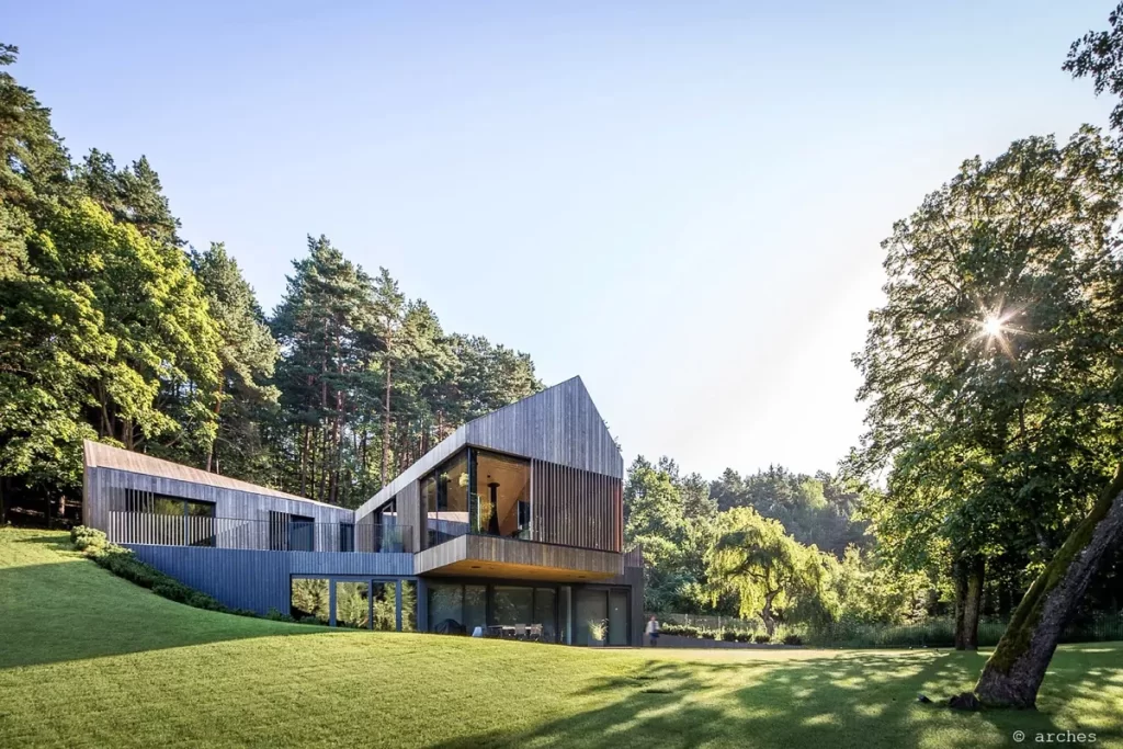 17 Inspiringly Creative Modern Wooden Houses 28 valley villa in raguva lithuania 1